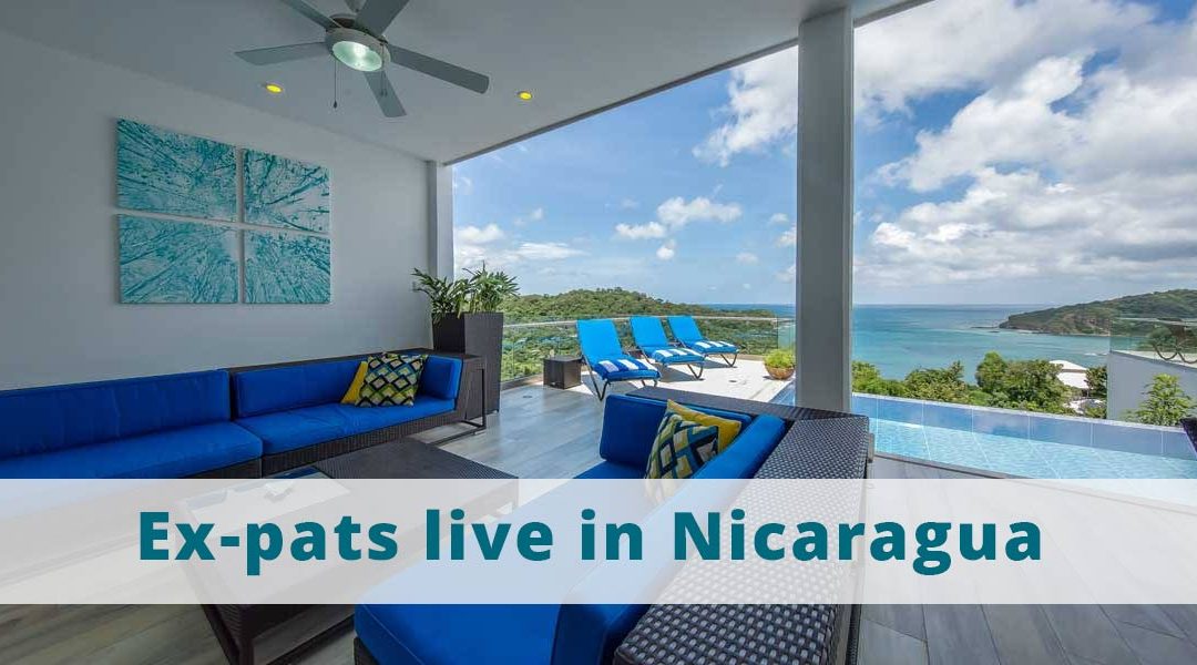 Where do most ex-pats live in Nicaragua?